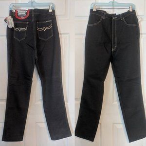 80s Black Jeans Vintage New Old Stock Denim 30
